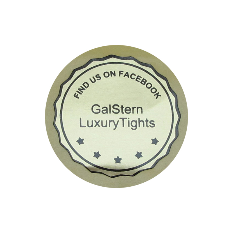 Wholesale High Quality Round Shape Logo Printing Customized Brand Adhesive Sticker